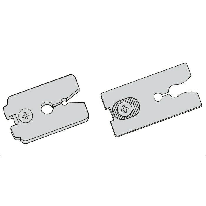ノダ(NODA) 下ストッパー 1個入 ピボット・フルオープン兼用 四方枠仕様用 【品番:P-544】