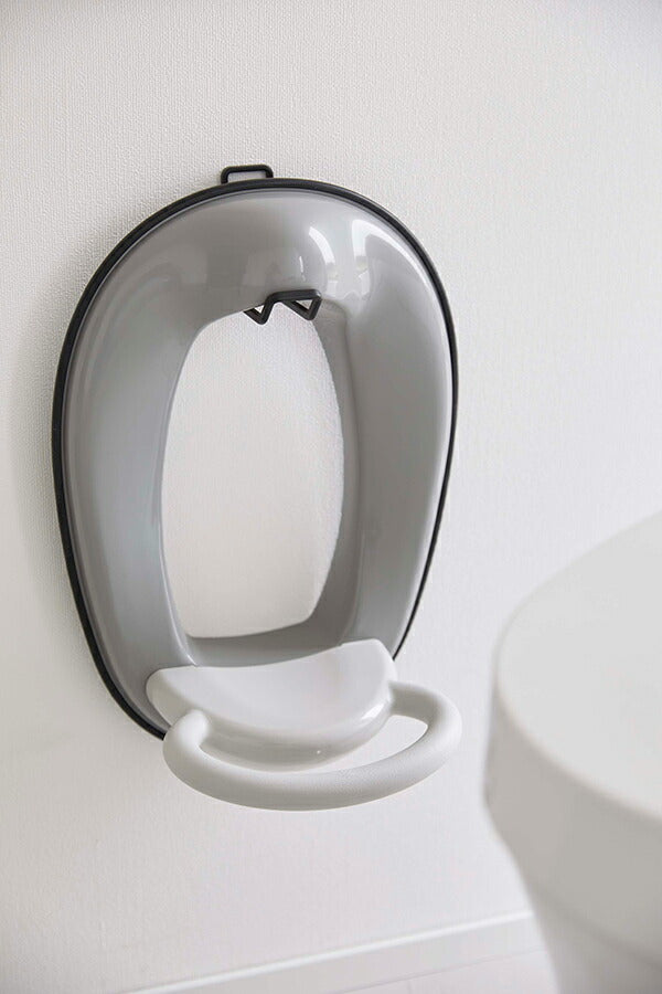山崎実業 ウォールトイレ用品収納フック タワー ブラック 【品番:06016】