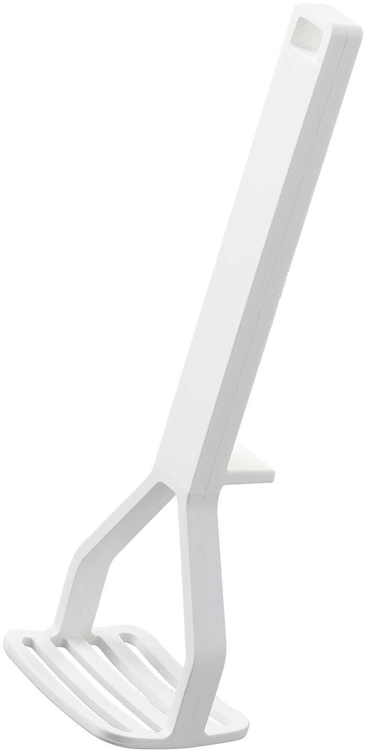 山崎実業 シリコーンハンドル ポテトマッシャー タワー ホワイト 【品番:06361】