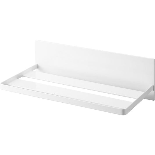 山崎実業 マグネットバスルーム バスタオル棚 ミスト ホワイト 4903208036719 【品番:03671】