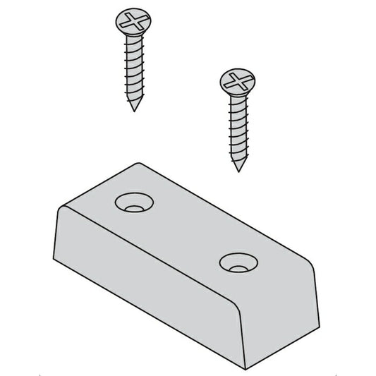 ノダ（NODA）　戸当り 35×13×10mm 1セット入　【品番：P-727】