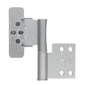 ノダ（NODA）　旗丁番 上用セット 1セット 右勝手　シルバー　【品番：P-703（R）】