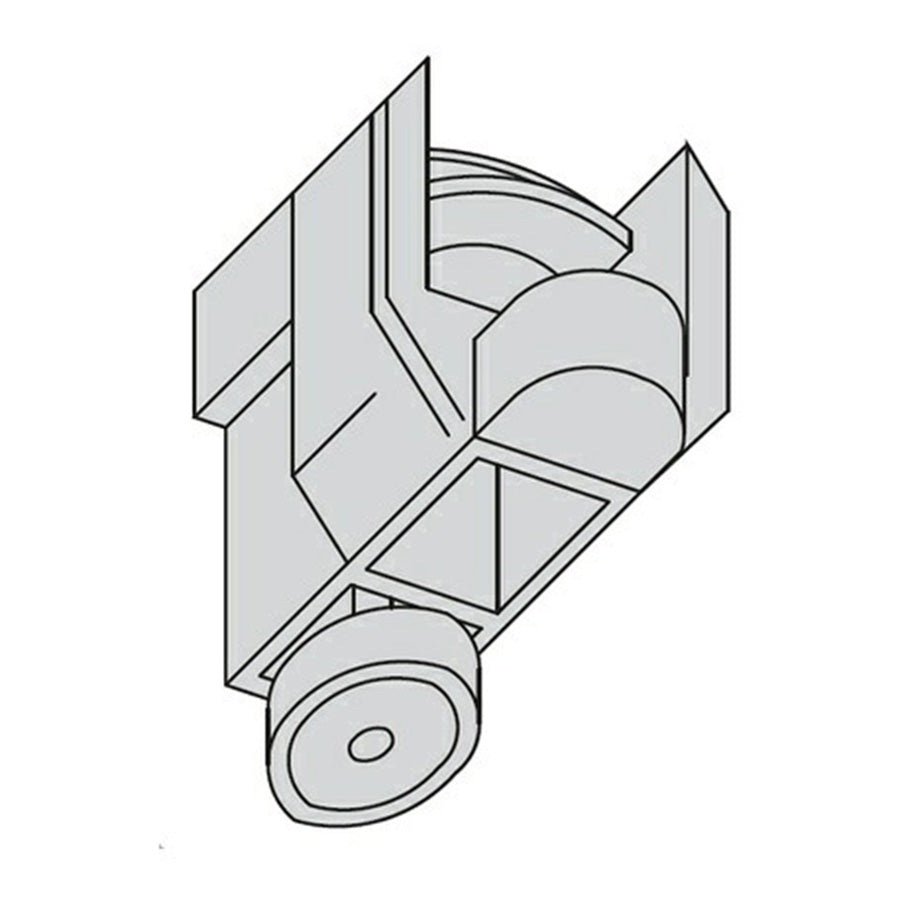 ノダ（NODA）　下ライナー ピボット・フルオープン兼用 四方枠仕様用 1個入　【品番：P-541】