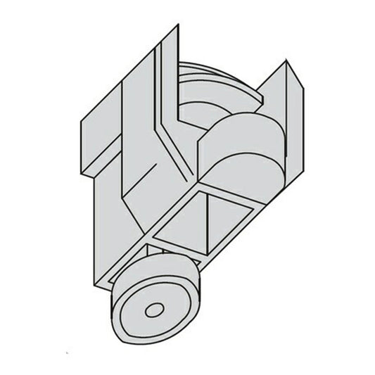 ノダ（NODA）　下ライナー ピボット・フルオープン兼用 四方枠仕様用 1個入　【品番：P-541】
