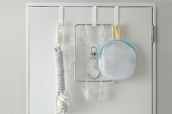 【メール便対応】山崎実業 ドアハンガー スマート 5個組 ホワイト 4903208048903 【品番：04890】