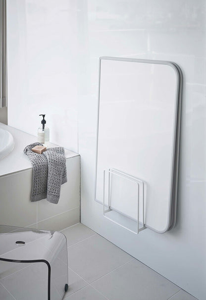 山崎実業 乾きやすいマグネット風呂蓋スタンド タワー ホワイト 4903208050852 【品番：05085】●