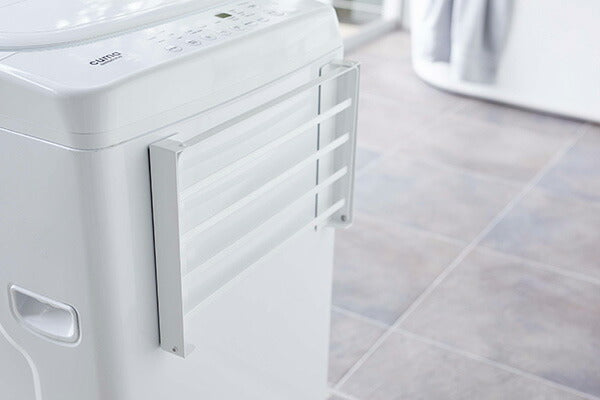 山崎実業 洗濯機横マグネット折り畳み棚 タワー ホワイト 4903208050968 【品番：05096】●