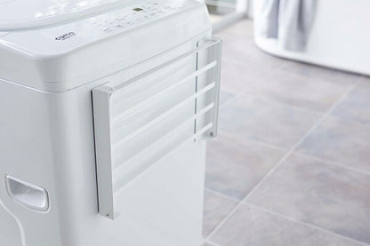 山崎実業 洗濯機横マグネット折り畳み棚 タワー ホワイト 4903208050968 【品番：05096】●