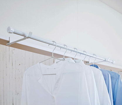 【メール便対応】山崎実業 ランドリー室内干しハンガー タワー ホワイト 4903208049306 【品番：04930】