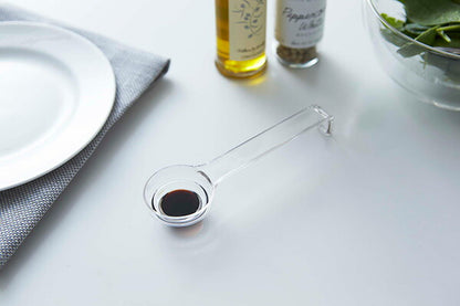 【メール便対応】山崎実業 段々計量スプーン レイヤー クリア 4903208025485 【品番：02548】