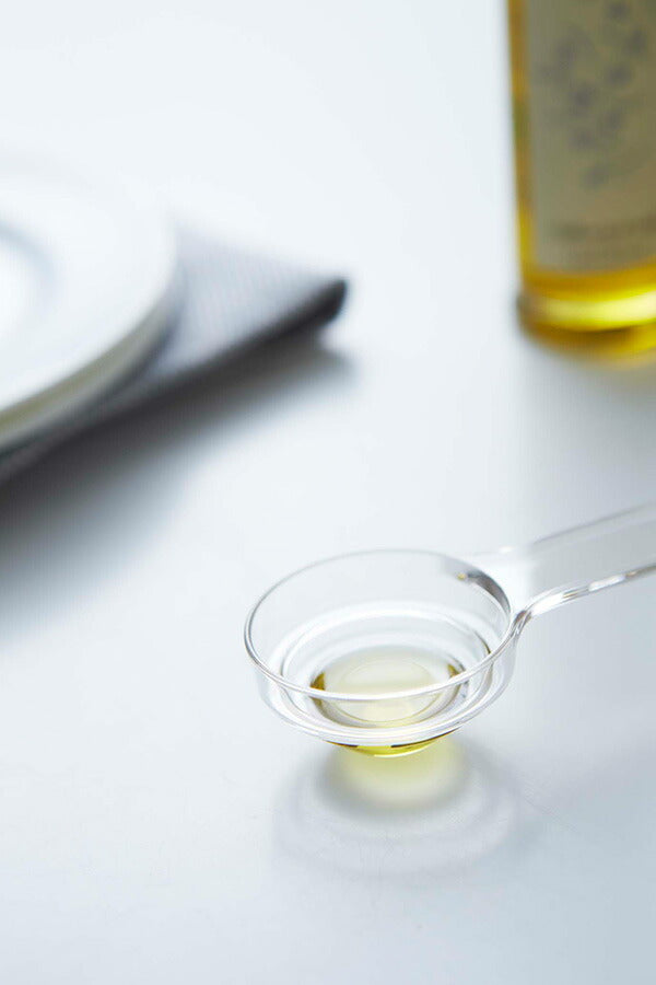 【メール便対応】山崎実業 段々計量スプーン レイヤー クリア 4903208025485 【品番：02548】