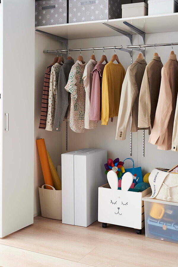 山崎実業 作品収納ボックス タワー 2個組 ホワイト 4903208053105 【品番：05310】●