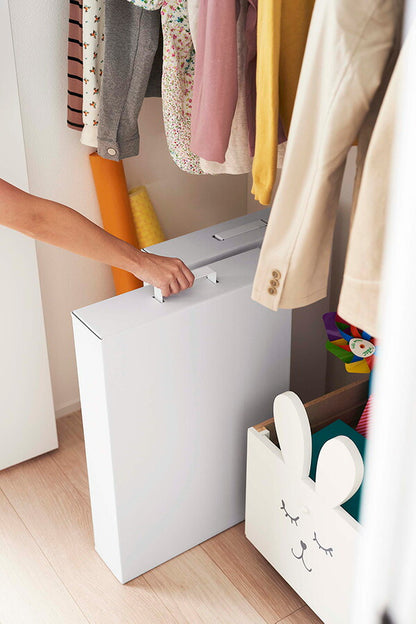 山崎実業 作品収納ボックス タワー 2個組 ホワイト 4903208053105 【品番：05310】●