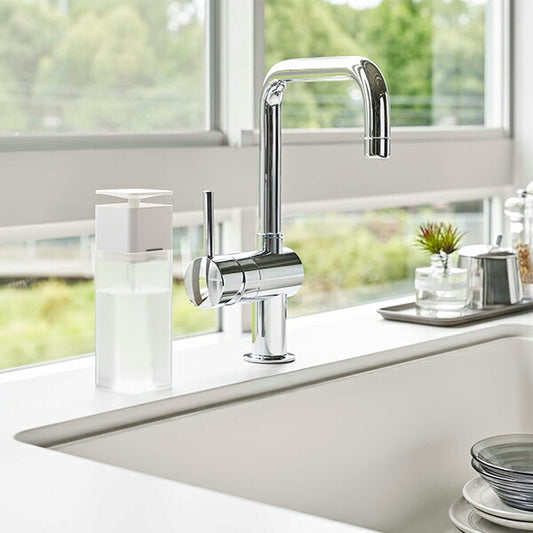 山崎実業 片手で出せるディスペンサー プレート ホワイト 4903208052153 【品番：05215】●