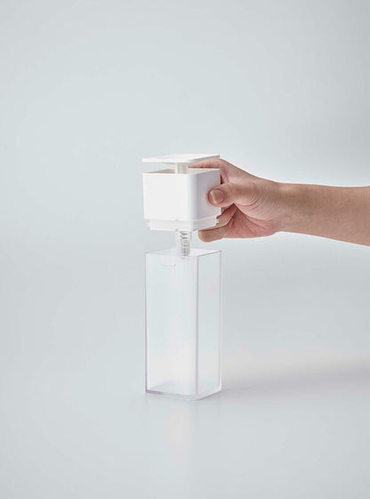 山崎実業 片手で出せるディスペンサー プレート ホワイト 4903208052153 【品番：05215】●