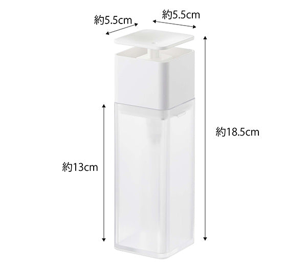 山崎実業 片手で出せるディスペンサー プレート ホワイト 4903208052153 【品番：05215】●