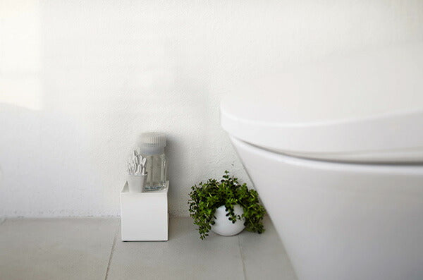 山崎実業 トイレットペーパーホルダー タワー 1ロール用 ホワイト 4903208052283 【品番：05228】