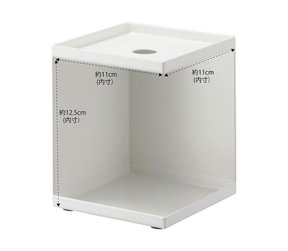 山崎実業 トイレットペーパーホルダー タワー 1ロール用 ホワイト 4903208052283 【品番：05228】