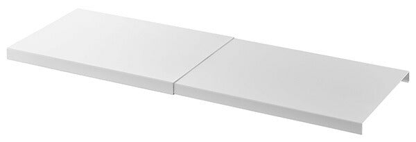 山崎実業 伸縮 つっぱり棒用棚板 プレート L ホワイト 4903208053259 【品番：05325】●