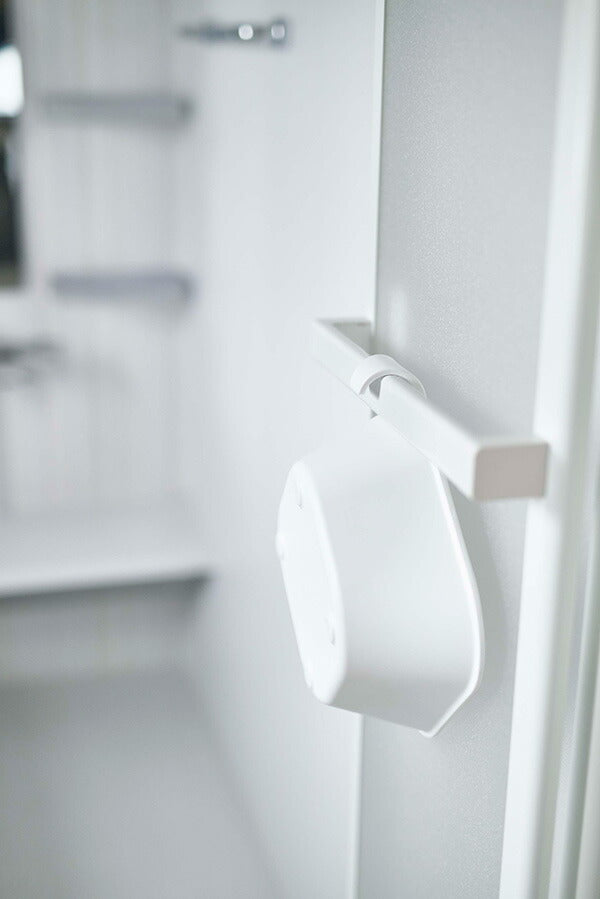 山崎実業 マグネット&引っ掛け湯おけ タワー ホワイト 4903208053785 【品番：05378】●