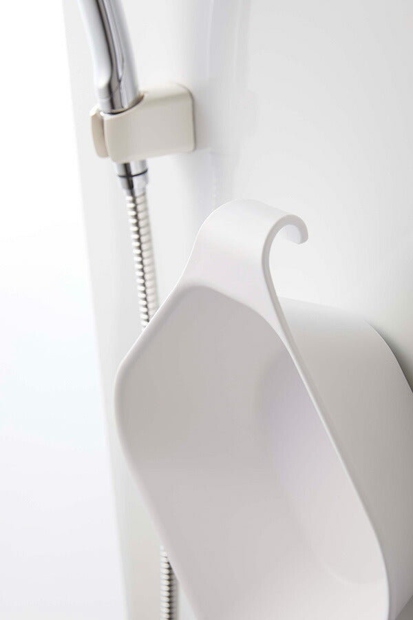 山崎実業 マグネット&引っ掛け湯おけ タワー ホワイト 4903208053785 【品番：05378】●