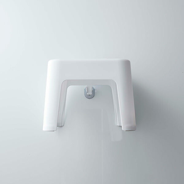 山崎実業 引っ掛け風呂イス タワー ホワイト 4903208053839 【品番：05383】●