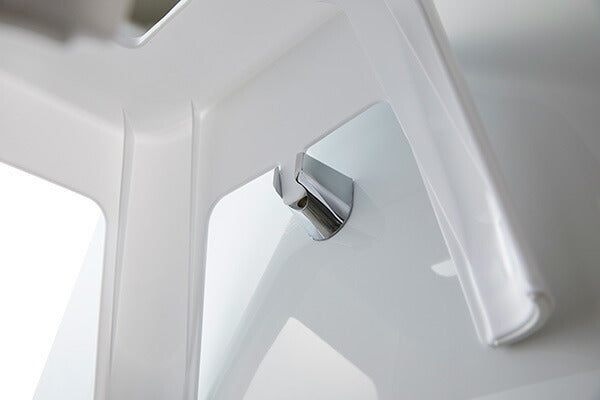 山崎実業 引っ掛け風呂イス タワー ホワイト 4903208053839 【品番：05383】●