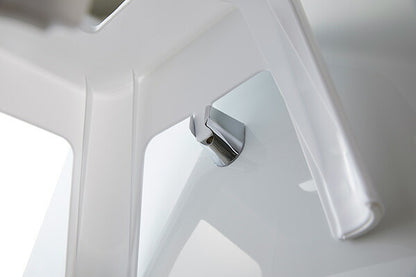 山崎実業 引っ掛け風呂イス タワー ホワイト 4903208053839 【品番：05383】●