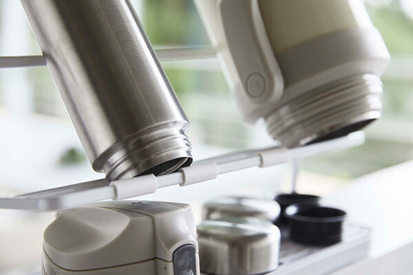 山崎実業 ワイドジャグボトルスタンド タワー ホワイト 4903208054096 【品番：05409】●