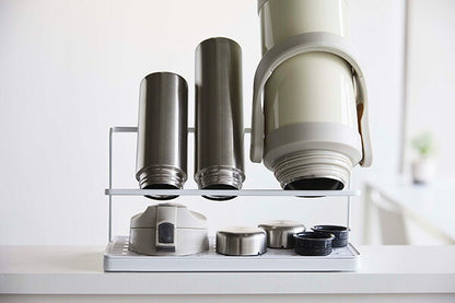 山崎実業 ワイドジャグボトルスタンド タワー ホワイト 4903208054096 【品番：05409】●