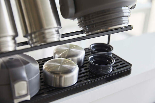 山崎実業 ワイドジャグボトルスタンド タワー ブラック 4903208054102 【品番：05410】●