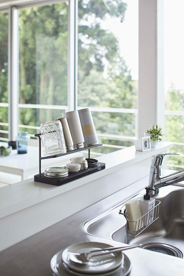 山崎実業 ワイドジャグボトルスタンド タワー ブラック 4903208054102 【品番：05410】●