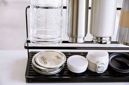 山崎実業 ワイドジャグボトルスタンド タワー ブラック 4903208054102 【品番：05410】●