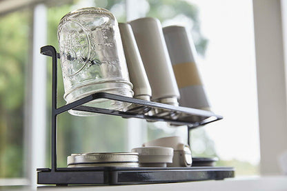 山崎実業 ワイドジャグボトルスタンド タワー ブラック 4903208054102 【品番：05410】●