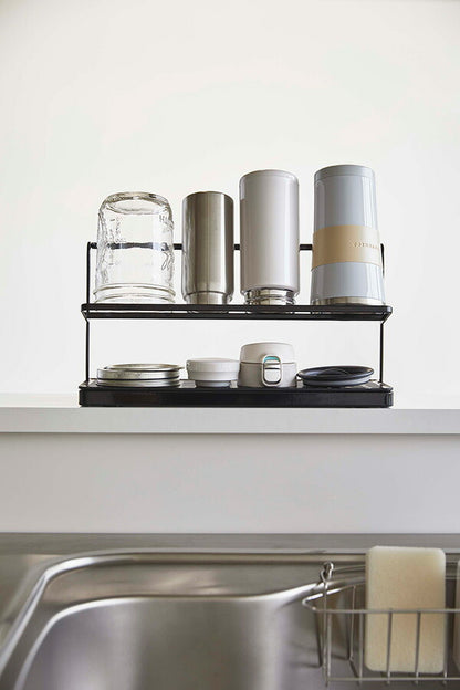 山崎実業 ワイドジャグボトルスタンド タワー ブラック 4903208054102 【品番：05410】●