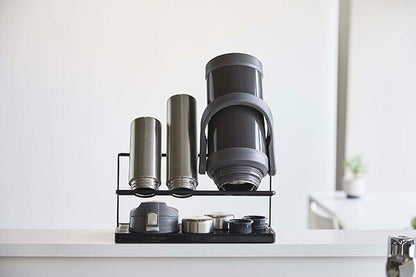 山崎実業 ワイドジャグボトルスタンド タワー ブラック 4903208054102 【品番：05410】●