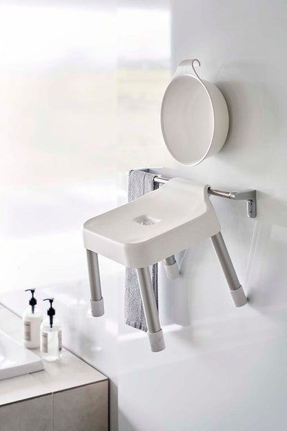 山崎実業　マグネット&引っ掛け湯おけ ミスト　ホワイト　【品番：07322】