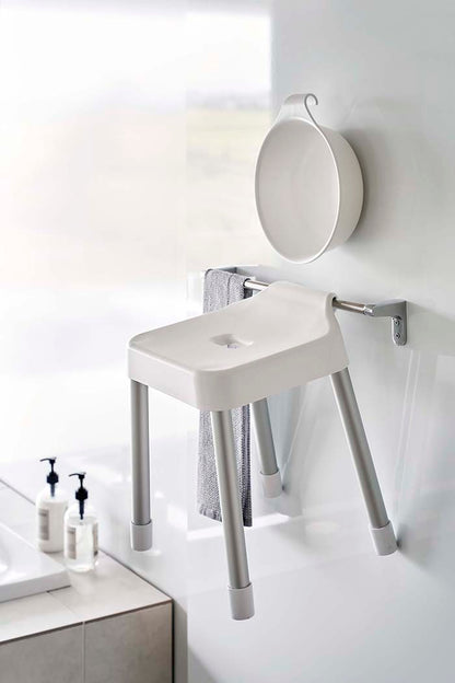 山崎実業　マグネット&引っ掛け湯おけ ミスト　ホワイト　【品番：07322】