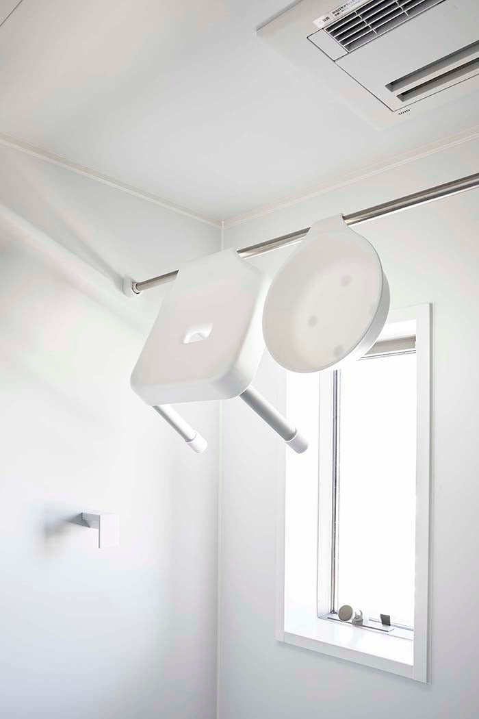 山崎実業　マグネット&引っ掛け湯おけ ミスト　ホワイト　【品番：07322】