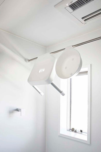 山崎実業　マグネット&引っ掛け湯おけ ミスト　ホワイト　【品番：07322】