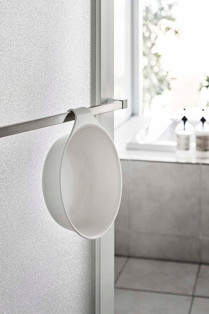 山崎実業　マグネット&引っ掛け湯おけ ミスト　ホワイト　【品番：07322】