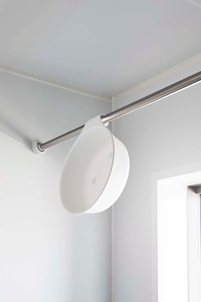 山崎実業　マグネット&引っ掛け湯おけ ミスト　ホワイト　【品番：07322】