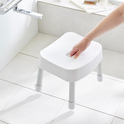 山崎実業　マグネット風呂イス ミスト SH25 ホワイト 4903208017213　【品番：01721】