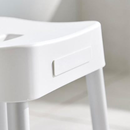 山崎実業　マグネット風呂イス ミスト SH25 ホワイト 4903208017213　【品番：01721】