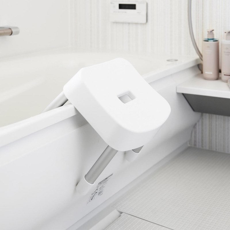 山崎実業　マグネット風呂イス ミスト SH25 ホワイト 4903208017213　【品番：01721】