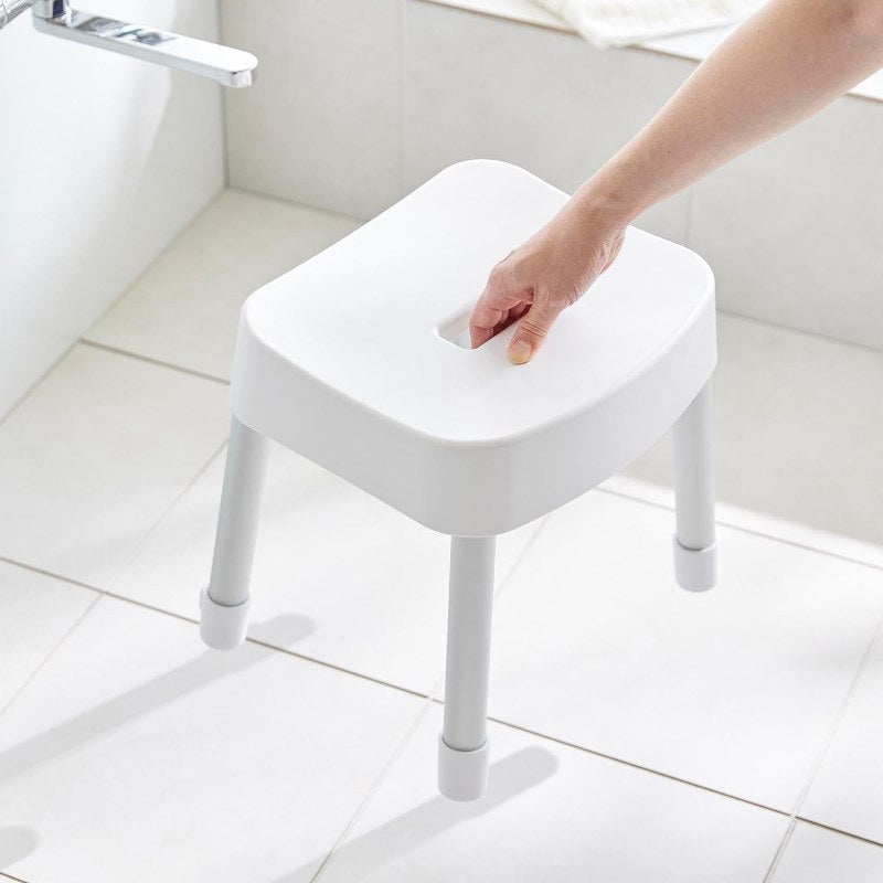 山崎実業　マグネット風呂イス ミスト SH30 ホワイト 4903208017237　【品番：01723】