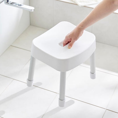 山崎実業　マグネット風呂イス ミスト SH30 ホワイト 4903208017237　【品番：01723】