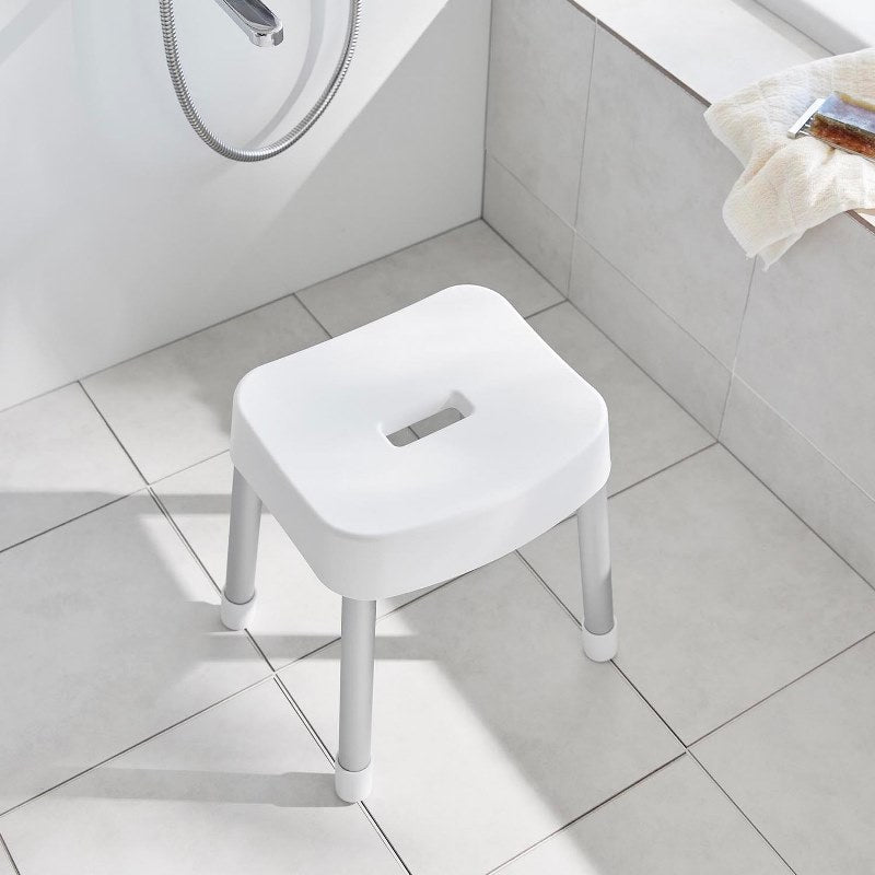 山崎実業　マグネット風呂イス ミスト SH35 ホワイト 4903208017251　【品番：01725】