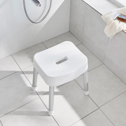 山崎実業　マグネット風呂イス ミスト SH35 ホワイト 4903208017251　【品番：01725】