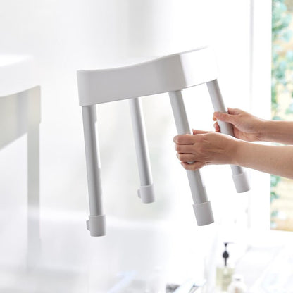 山崎実業　マグネット風呂イス ミスト SH35 ホワイト 4903208017251　【品番：01725】